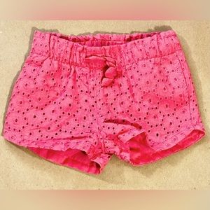 🔴6/$26🔴 Carter’s Brand NWOT Coral Crochet Style Shorts​